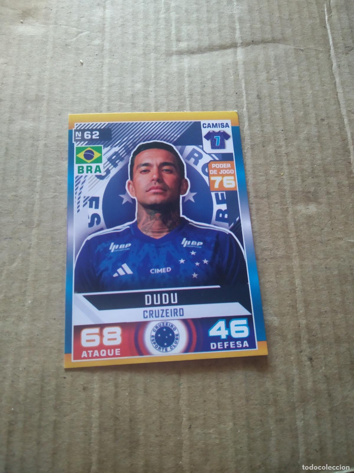 Cromos de f&uacute;tbol: 62 DUDU CRUZEIRO CROMO FUTBOL LIGA BRASIL BRASILEIRAO 2025 CARD GAME