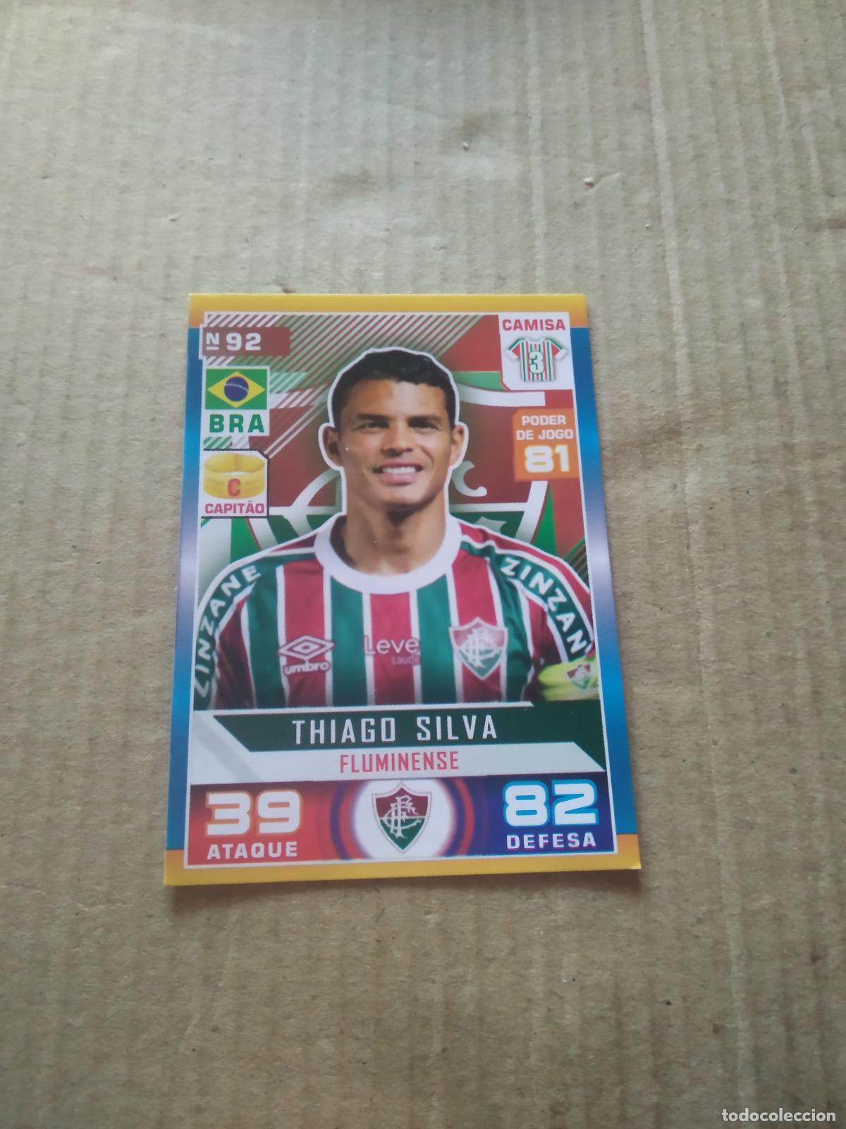 Cromos de f&uacute;tbol: 92 THIAGO SILVA FLUMINENSE CROMO FUTBOL LIGA BRASIL BRASILEIRAO 2025 CARD GAME