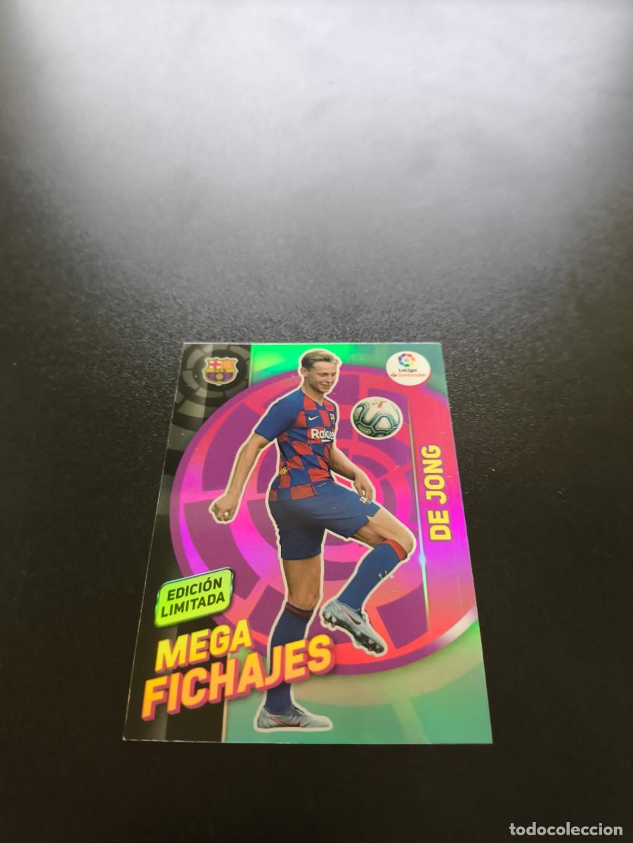 Fu&szlig;ball-Sticker: DE JONG BARCELONA MEGA FICHAJE EDICION LIMITADA PANINI LIGA MECRACRACKS MGK 2019 2020 19 20 NO ESTE