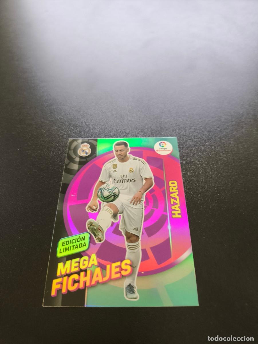 Cromos de f&uacute;tbol: HAZARD REAL MADRID MEGA FICHAJE EDICION LIMITADA PANINI LIGA MECRACRACKS MGK 2019 2020 19 20 NO ESTE