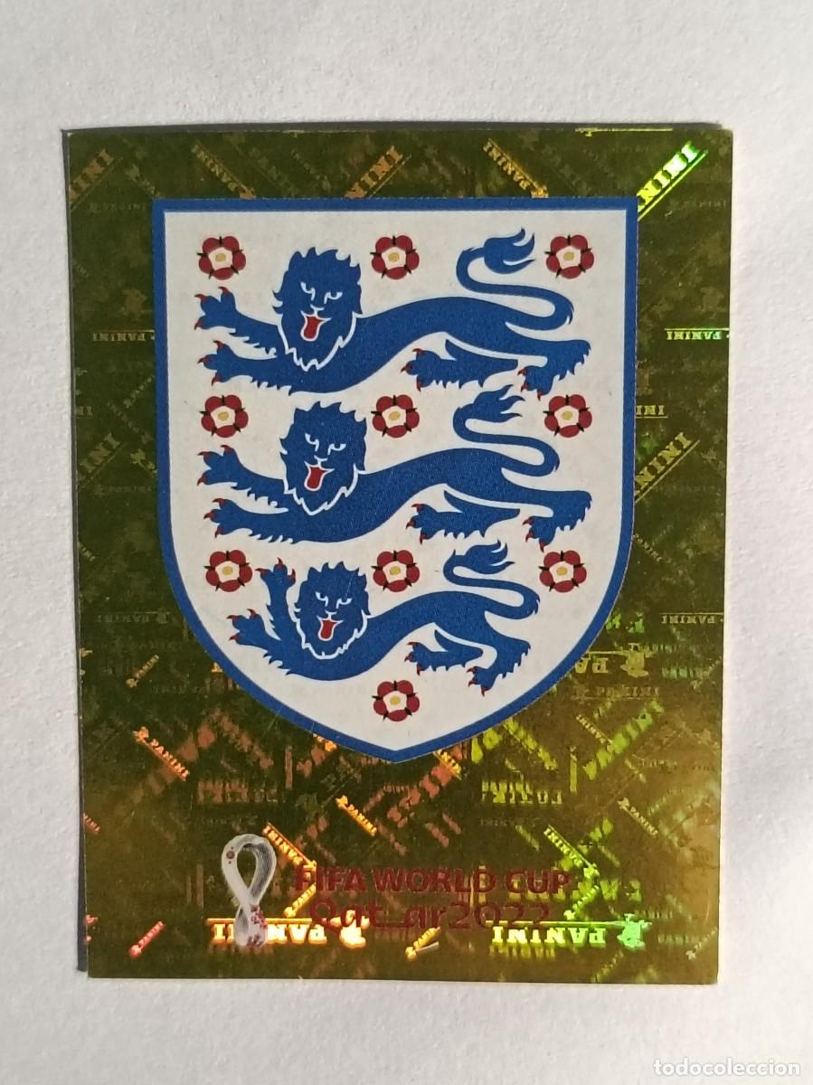 Cromos de f&uacute;tbol: #ENG 2 ESCUDO (INGLATERRA) MUNDIAL QATAR 2022 PANINI