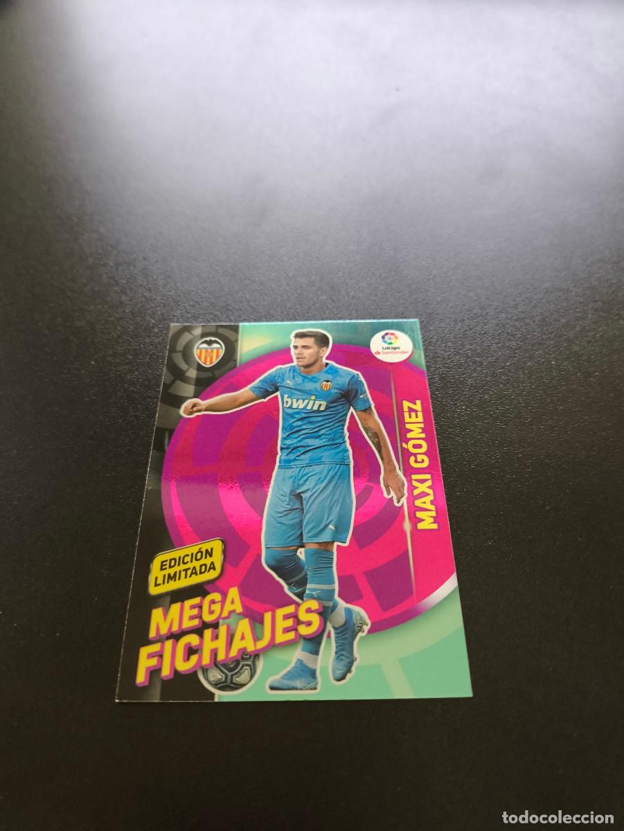 Cromos de f&uacute;tbol: MAXI GOMEZ VALENCIA MEGA FICHAJE LIMITADA PANINI LIGA MECRACRACKS MGK 2019 2020 19 20 NO ESTE