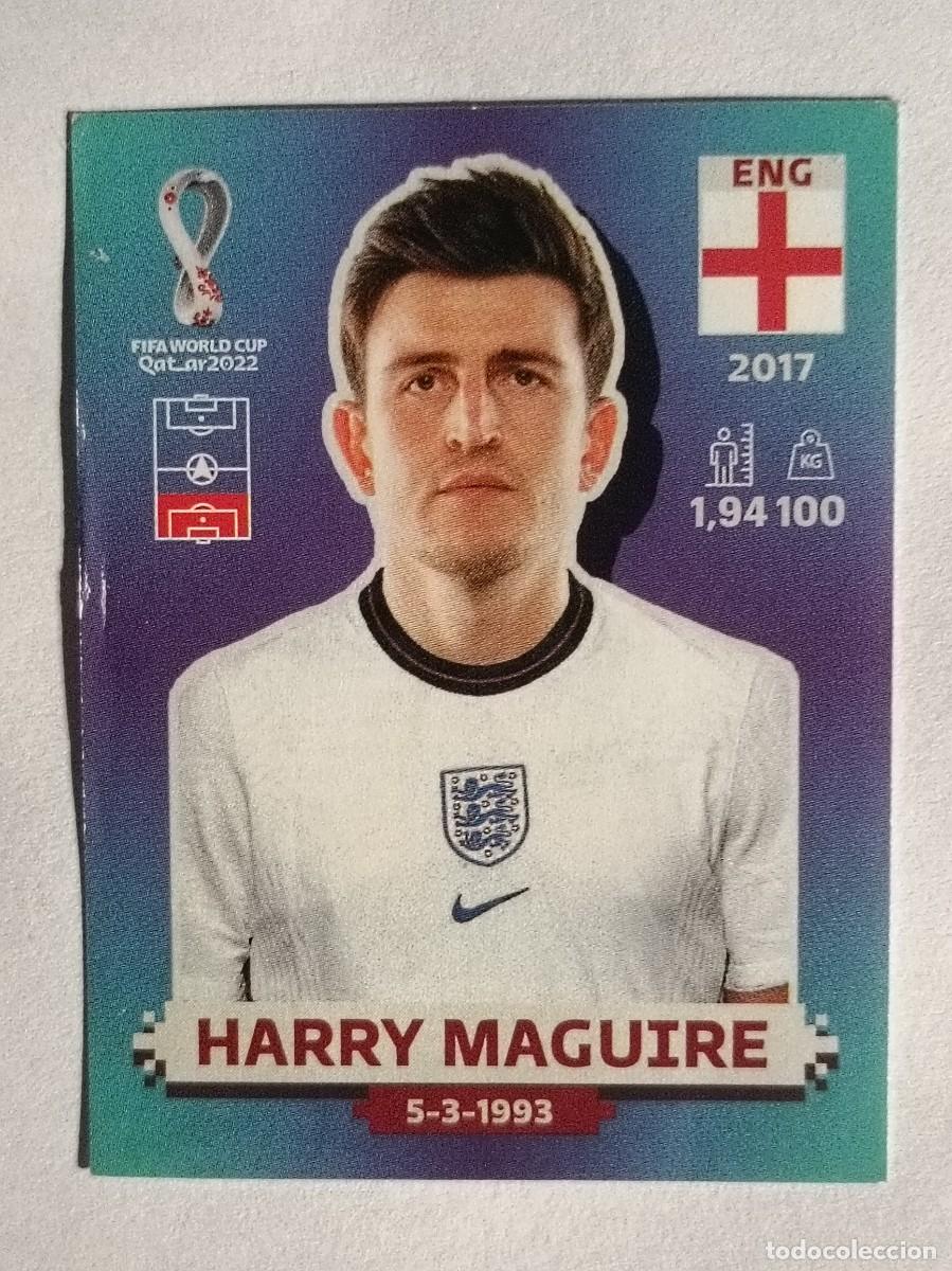 Cromos de f&uacute;tbol: #ENG 7 HARRY MAGUIRE (INGLATERRA) MUNDIAL QATAR 2022 PANINI