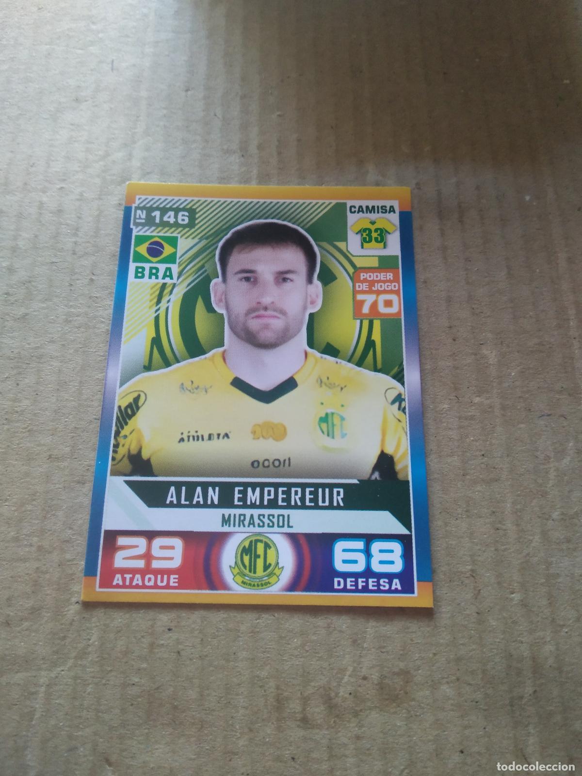 Cromos de f&uacute;tbol: 146 ALAN EMPEREUR MIRASSOL CROMO FUTBOL LIGA BRASIL BRASILEIRAO 2025 CARD GAME