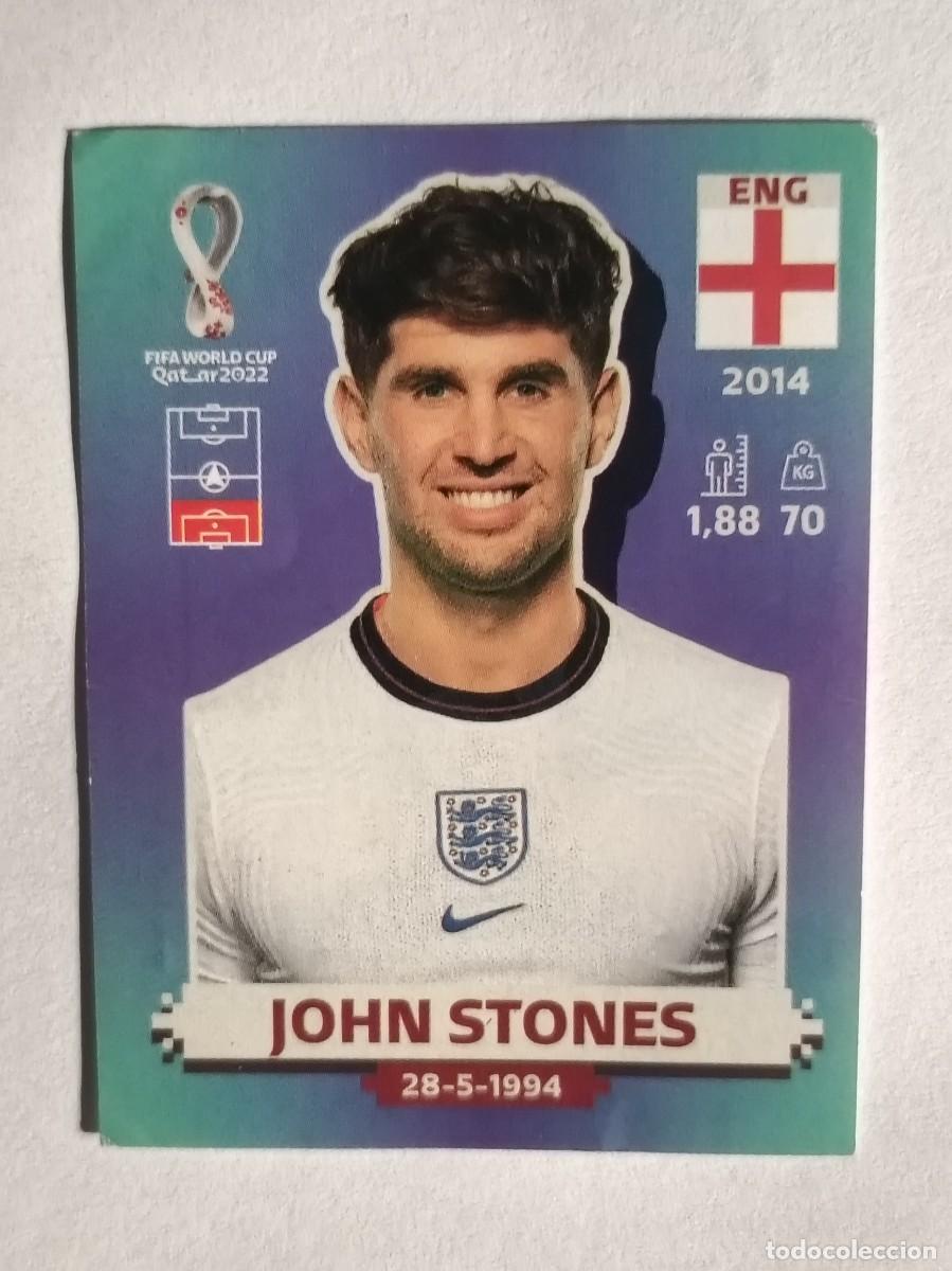 Cromos de f&uacute;tbol: #ENG 9 JOHN STONES (INGLATERRA) MUNDIAL QATAR 2022 PANINI