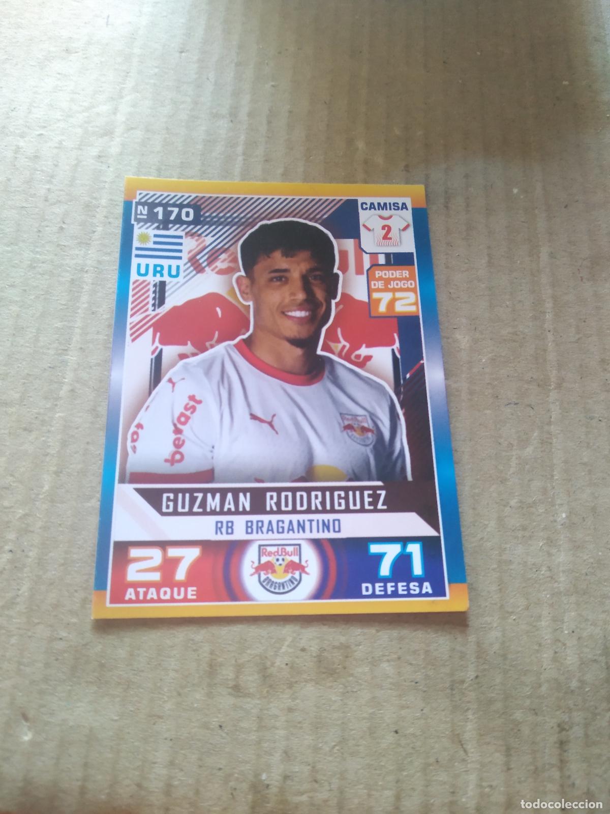 Cromos de f&uacute;tbol: 170 GUZMAN RODRIGUEZ BRAGANTINO CROMO FUTBOL LIGA BRASIL BRASILEIRAO 2025 CARD GAME
