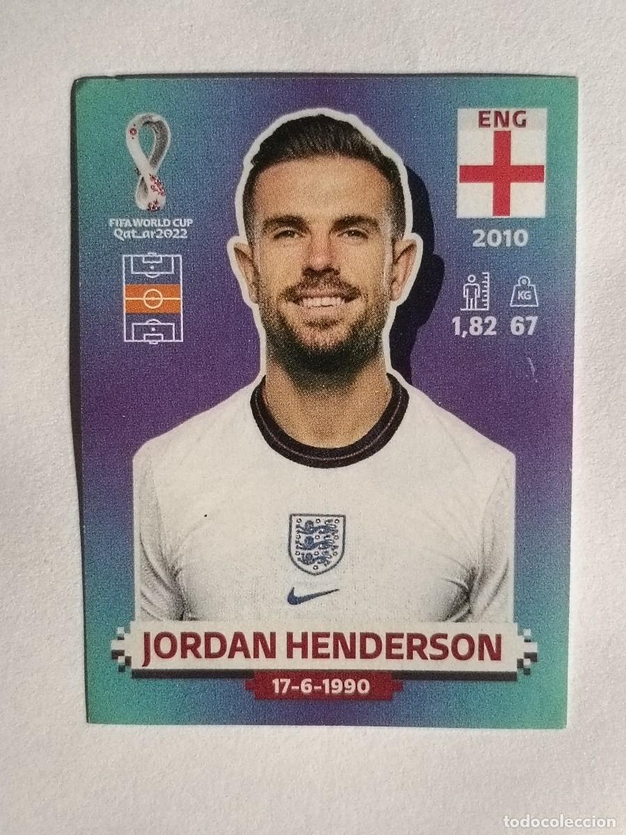 Cromos de f&uacute;tbol: #ENG 13 JORDAN HENDERSON (INGLATERRA) MUNDIAL QATAR 2022 PANINI