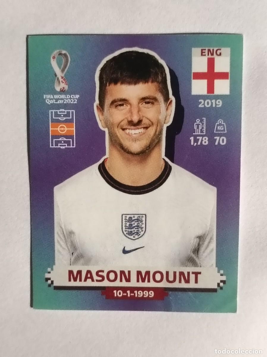 Cromos de f&uacute;tbol: #ENG 14 MASON MOUNT (INGLATERRA) MUNDIAL QATAR 2022 PANINI