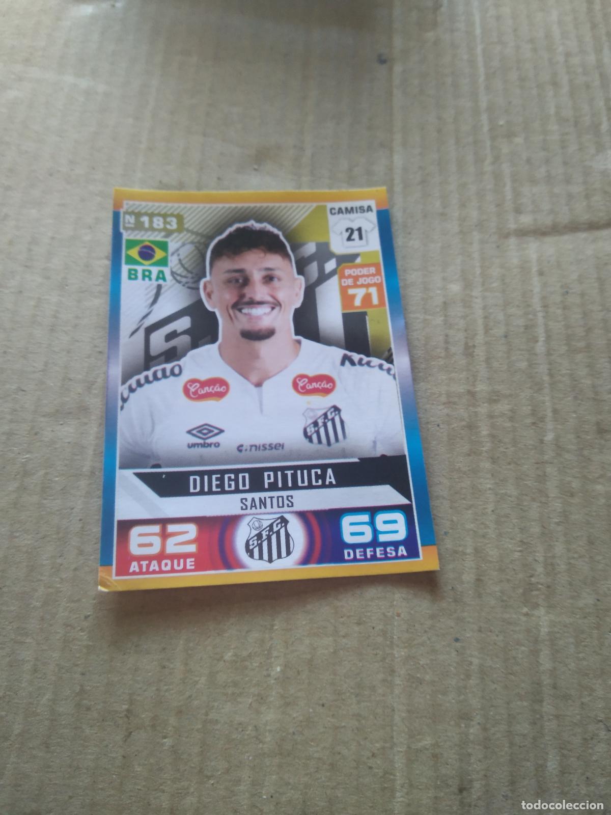 Cromos de f&uacute;tbol: 183 DIEGO PITUCA SANTOS CROMO FUTBOL LIGA BRASIL BRASILEIRAO 2025 CARD GAME