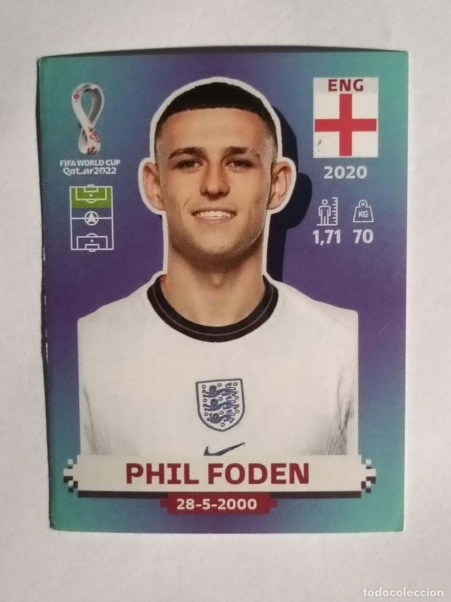 Cromos de f&uacute;tbol: #ENG 17 PHIL FODEN (INGLATERRA) MUNDIAL QATAR 2022 PANINI
