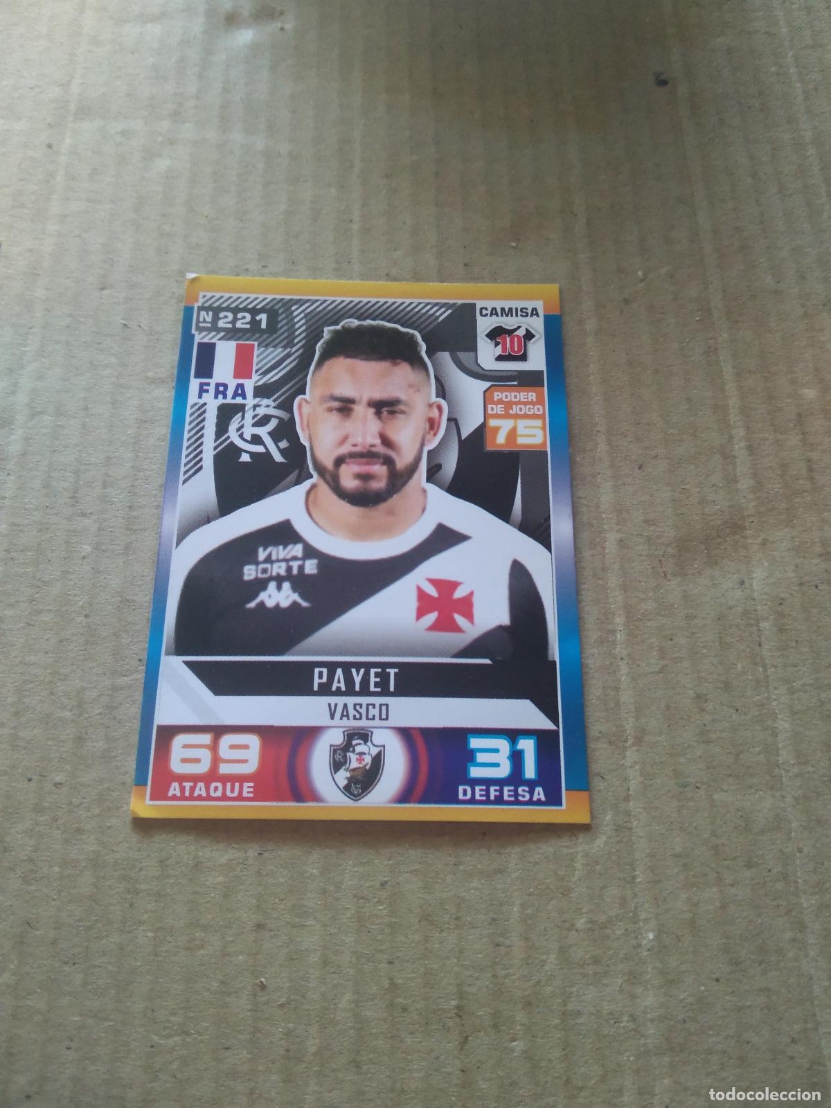 Cromos de f&uacute;tbol: 221 PAYET VASCO DA GAMA CROMO FUTBOL LIGA BRASIL BRASILEIRAO 2025 CARD GAME