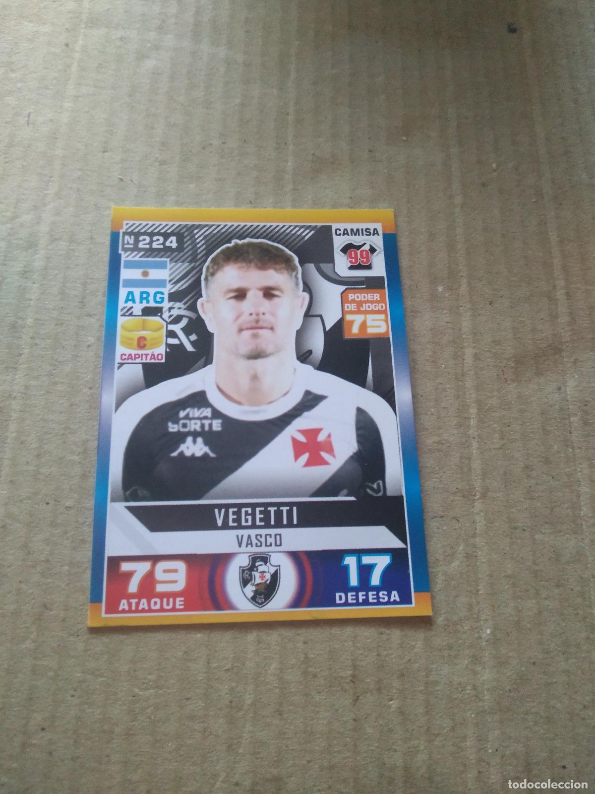 Cromos de f&uacute;tbol: 224 VEGETTI VASCO DA GAMA CROMO FUTBOL LIGA BRASIL BRASILEIRAO 2025 CARD GAME