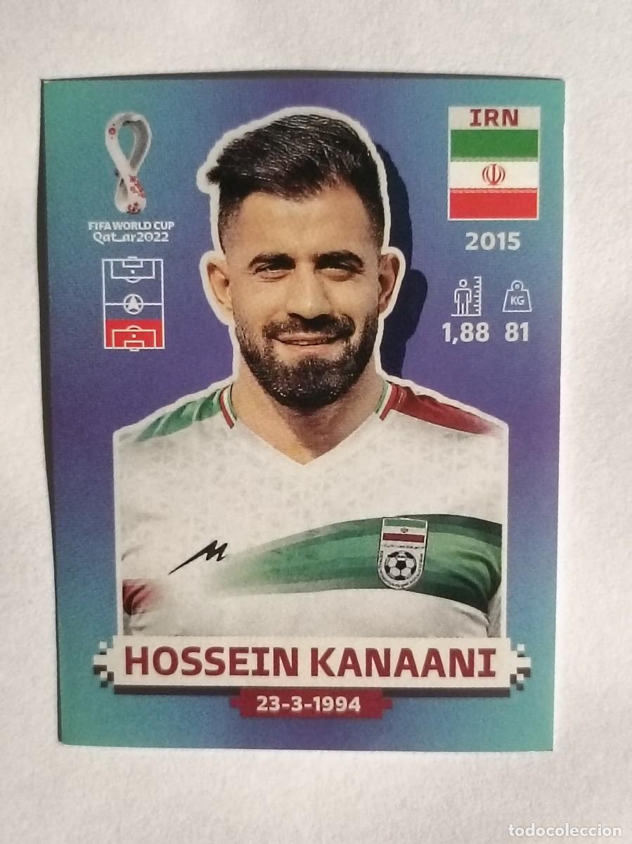 Cromos de f&uacute;tbol: #IRN 7 HOSSEIN KANAANI (IRAN) MUNDIAL QATAR 2022 PANINI