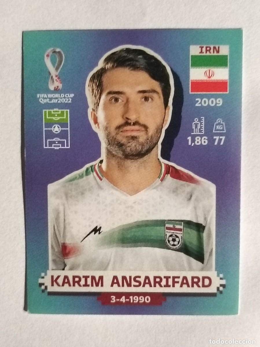 Cromos de f&uacute;tbol: #IRN 17 KARIM ANSARIFARD (IRAN) MUNDIAL QATAR 2022 PANINI