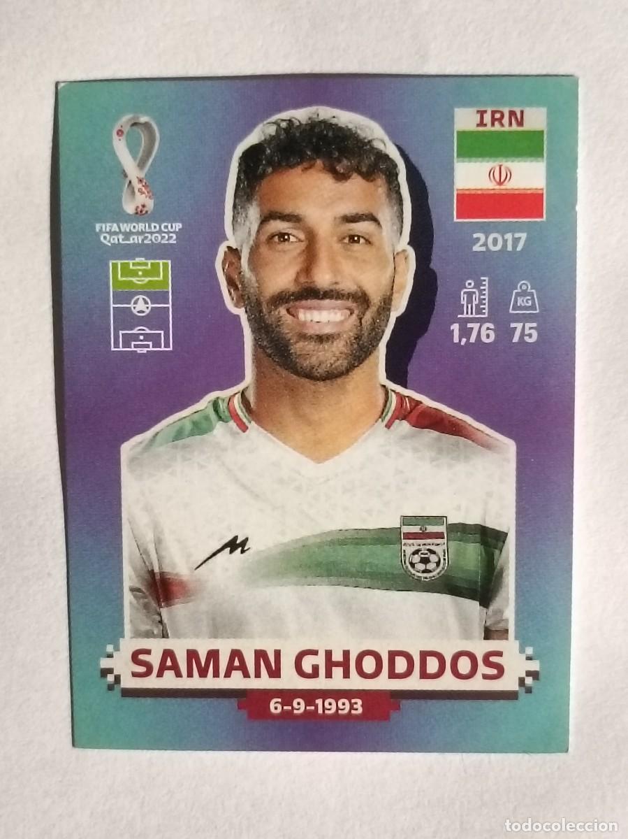 Cromos de f&uacute;tbol: #IRN 19 SAMAN GHODDOS (IRAN) MUNDIAL QATAR 2022 PANINI