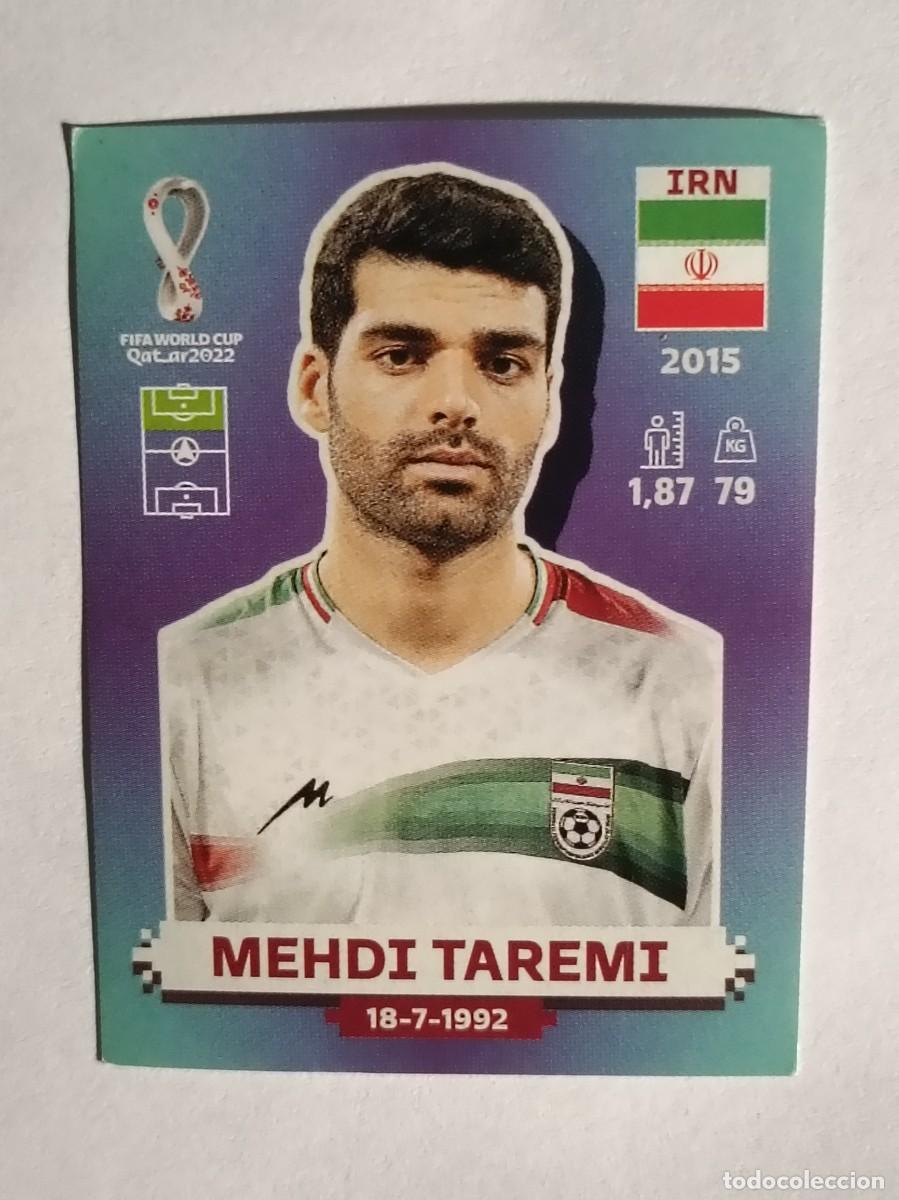 Cromos de f&uacute;tbol: #IRN 20 MEHDI TAREMI (IRAN) MUNDIAL QATAR 2022 PANINI