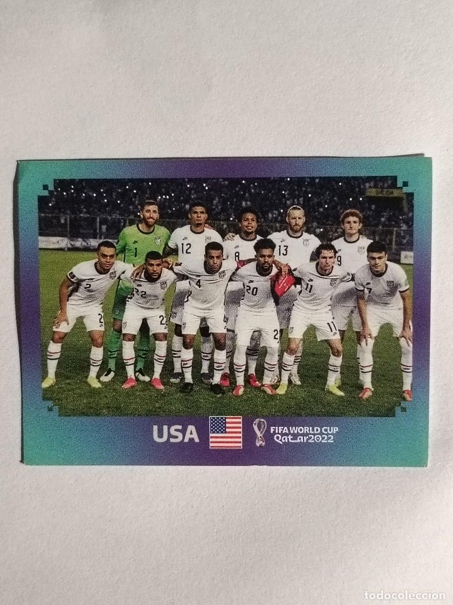 Cromos de f&uacute;tbol: #USA 1 EQUIPO (ESTADOS UNIDOS) MUNDIAL QATAR 2022 PANINI