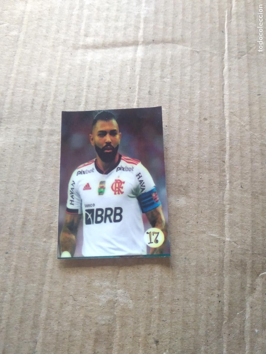 Cartes &agrave; collectionner de Football: 17 GABIGOL GABRIEL BARBOSA FLAMENGO CROMO FUTBOL LIGA BRASIL BRASILEIRAO