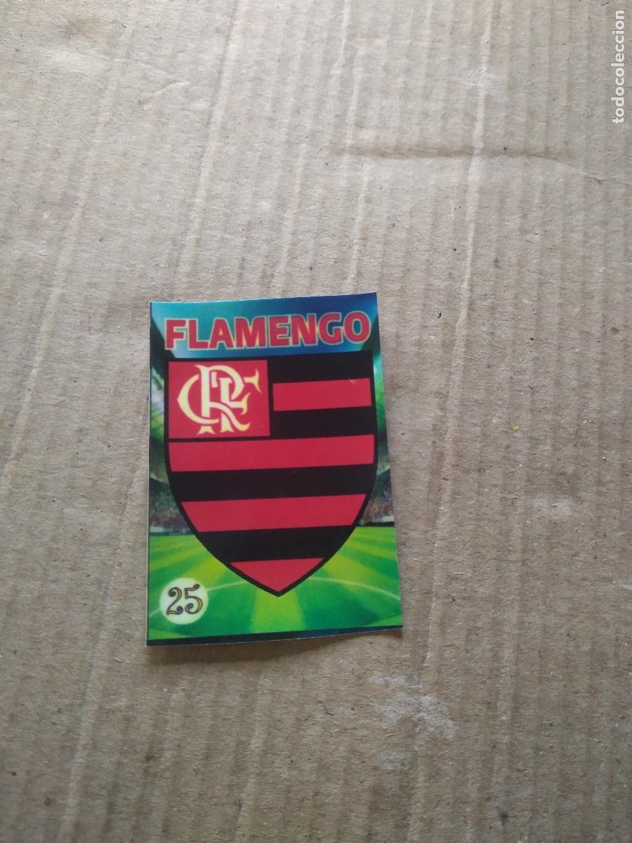 Cartes &agrave; collectionner de Football: 25 ESCUDO FLAMENGO CROMO FUTBOL LIGA BRASIL BRASILEIRAO