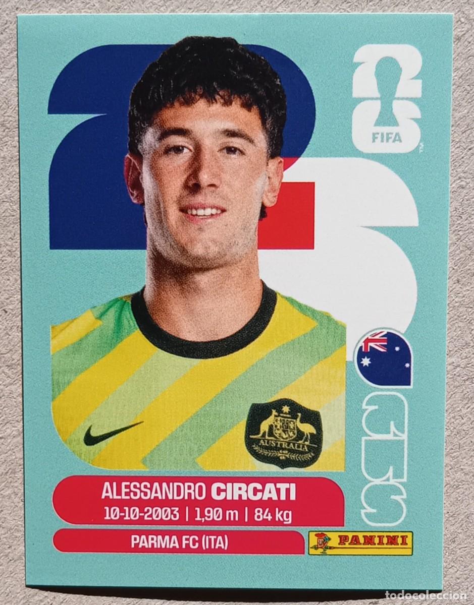 Cromos de f&uacute;tbol: Figurina Panini 2026 Cromo World Cup Usa Mundial 2026 Alessandro Circati Australia n AUS 5