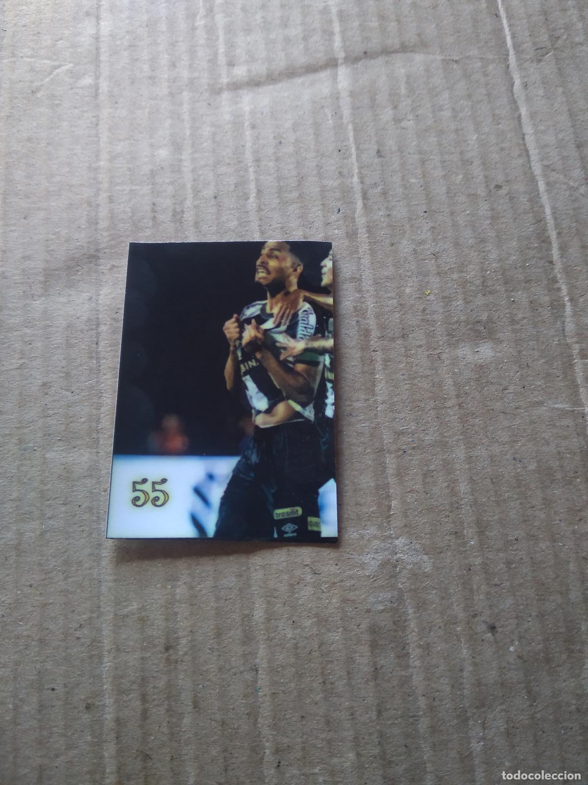 Cromos de f&uacute;tbol: 55 EQUIPO PLANTILLA SANTOS CROMO FUTBOL LIGA BRASIL BRASILEIRAO