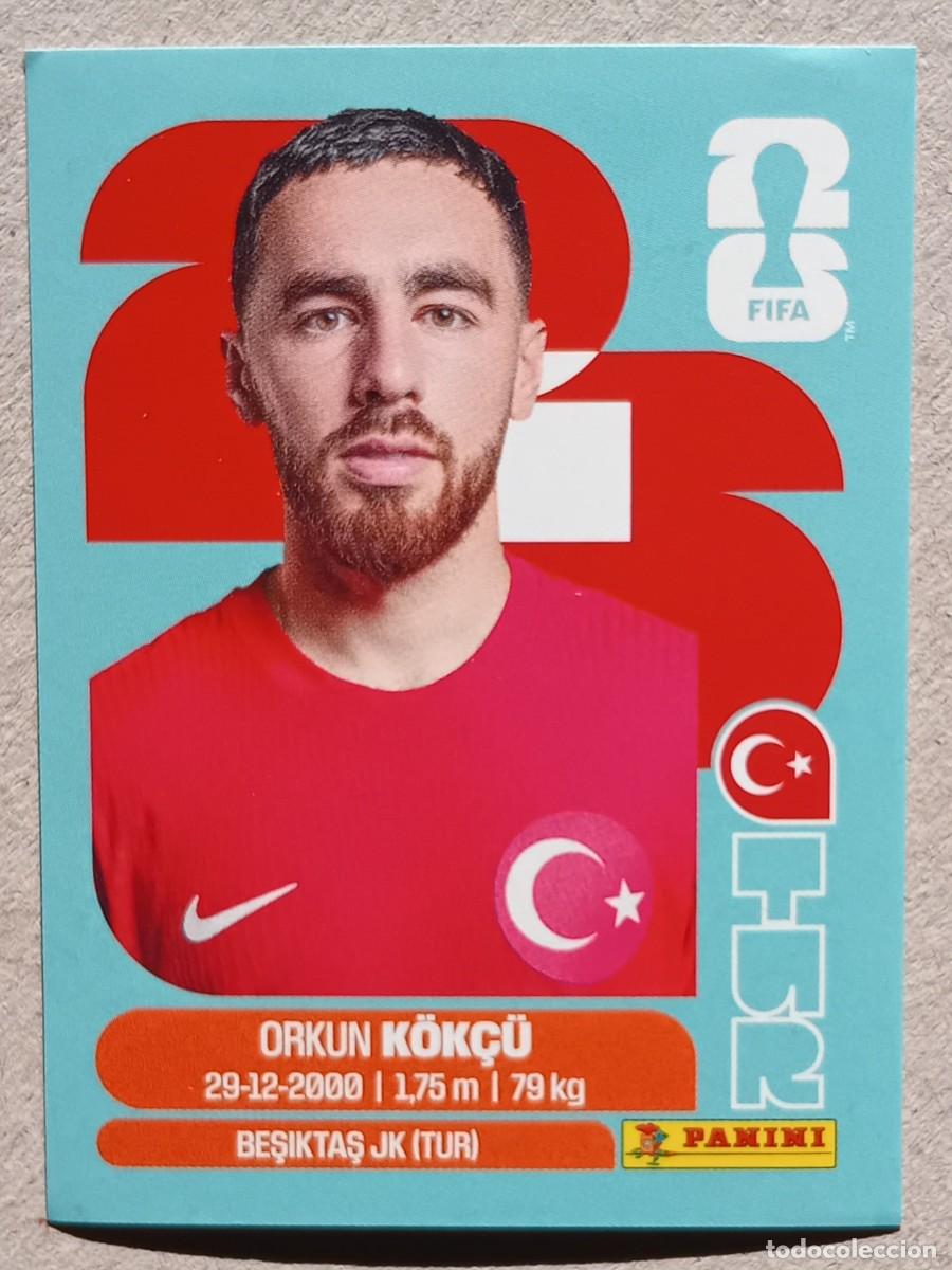 Cromos de f&uacute;tbol: Figurina Panini 2026 Cromo World Cup Usa Mundial 2026 Orkun Kok&ccedil;u Turkey n TUR 12