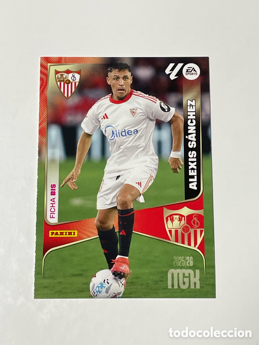 Cromos de f&uacute;tbol: Alexis S&aacute;nchez Sevilla Panini Megacracks 2025/26 #340 BIS