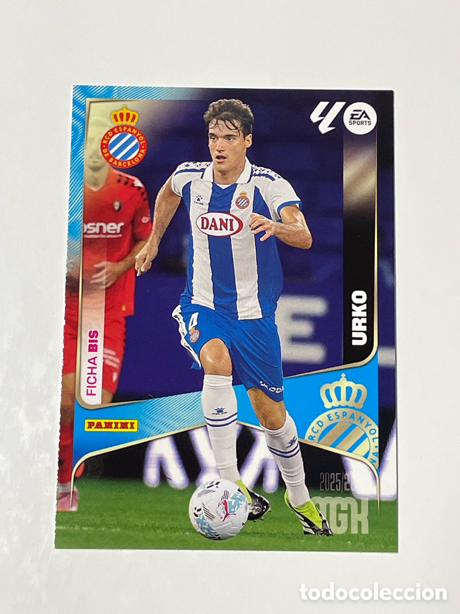 Cromos de f&uacute;tbol: Urko Espanyol Panini Megacracks 2025/26 #156 BIS