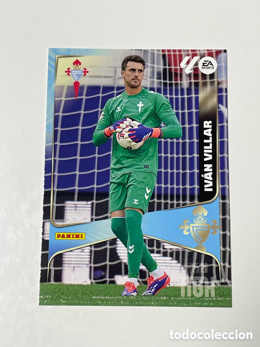 Cromos de f&uacute;tbol: Ivan Villar Celta de Vigo Panini Megacracks 2025/26 #111