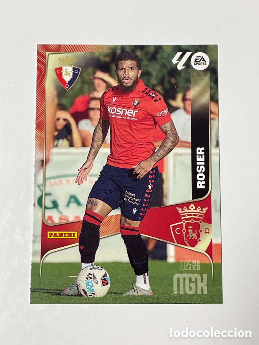 Cromos de f&uacute;tbol: Valentin Rosier Osasuna Panini Megacracks 2025/26 #256