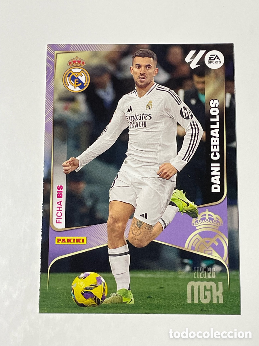 Cromos de f&uacute;tbol: Dani Ceballos Real Madrid Panini Megacracks 2025/26 #227 BIS