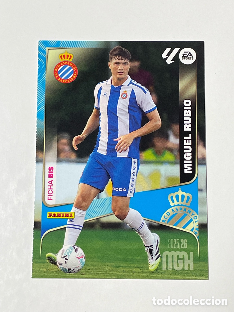 Cromos de f&uacute;tbol: Miguel Rubio Espanyol Panini Megacracks 2025/26 #149 BIS