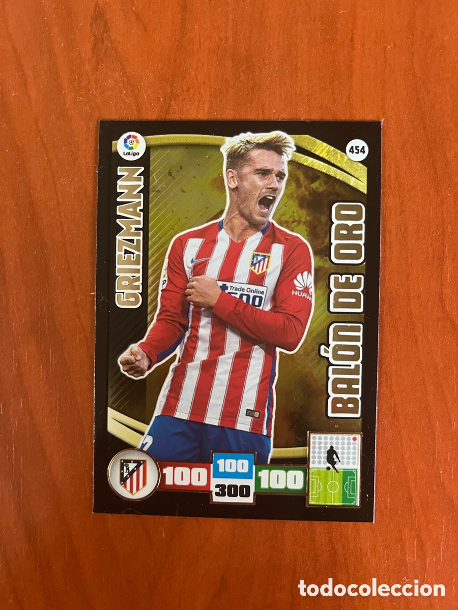 Cromos de f&uacute;tbol: BALON DE ORO 454 GRIEZMANN AT. MADRID ADRENALYN XL 2015 2016 15 16 PANINI