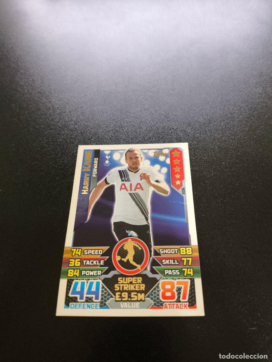 Cromos de f&uacute;tbol: 306 Harry Kane Tottenham Hotspur Topps English Premier League 2015 2016 no panini liga