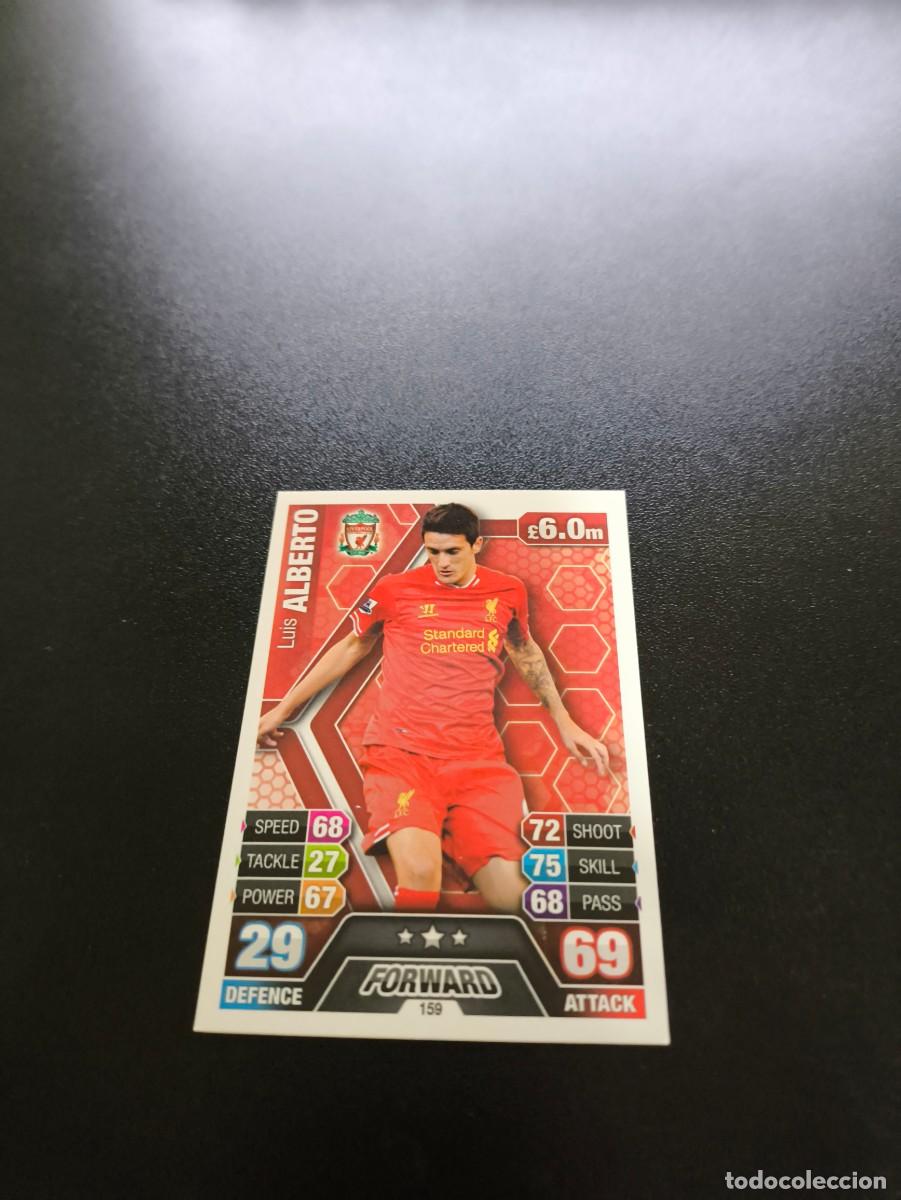 Cartes &agrave; collectionner de Football: 159 Luis Alberto Liverpool Topps English Premier League 2013 2014 no panini liga este Sevilla Lazio