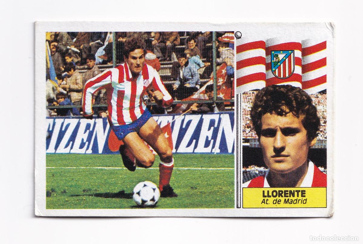 Cartes &agrave; collectionner de Football: Cromo f&uacute;tbol Llorente Atl&eacute;tico Madrid 1986 1987 Ediciones Este