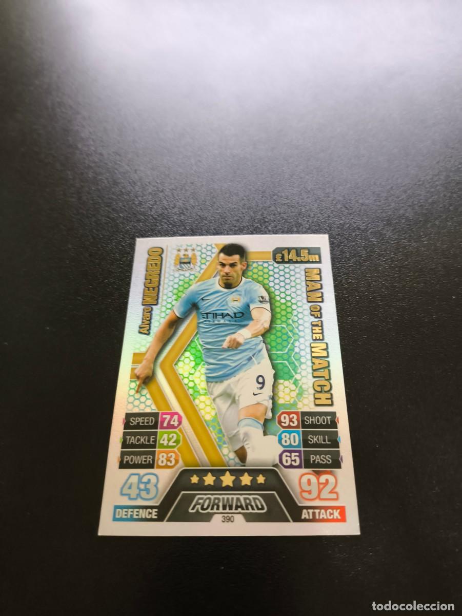 Cromos de f&uacute;tbol: 390 negredo manchester man Topps English Premier League 2013 2014 no panini liga este sevilla