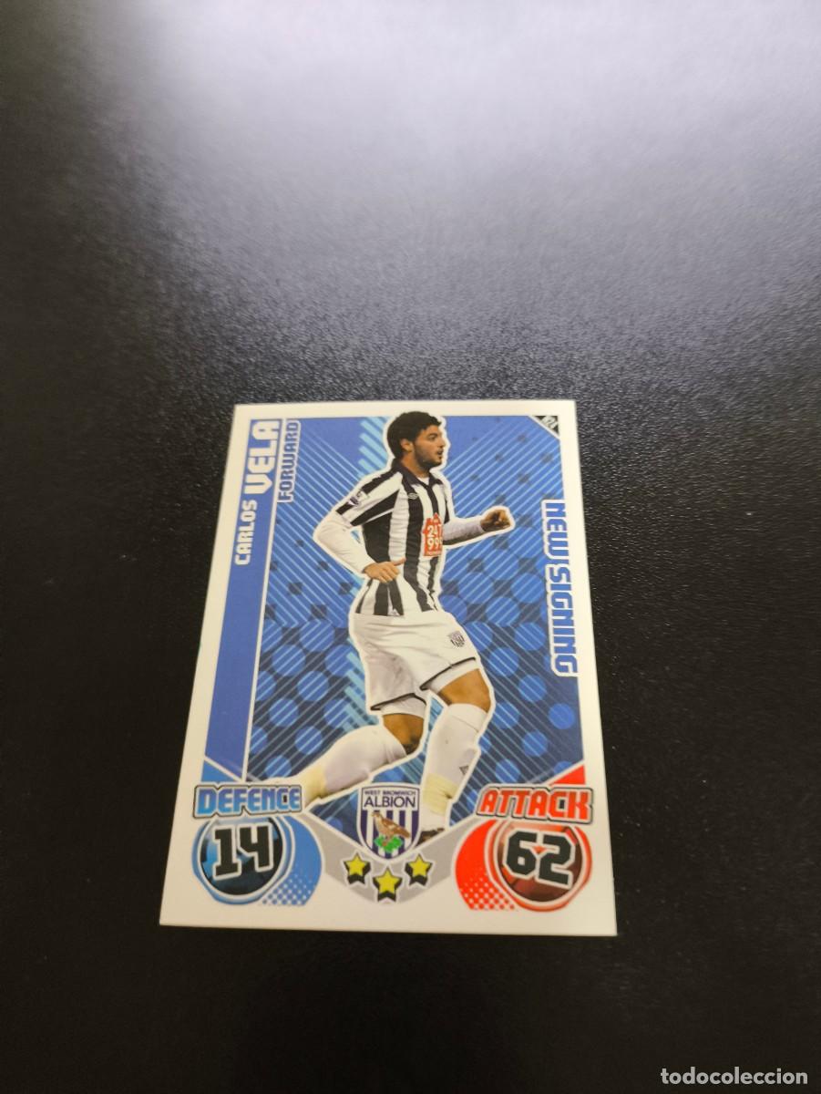 Cromos de f&uacute;tbol: N24 Carlos Vela West Bromwich Albion Topps English Premier League 2010 2011 no panini liga mexico