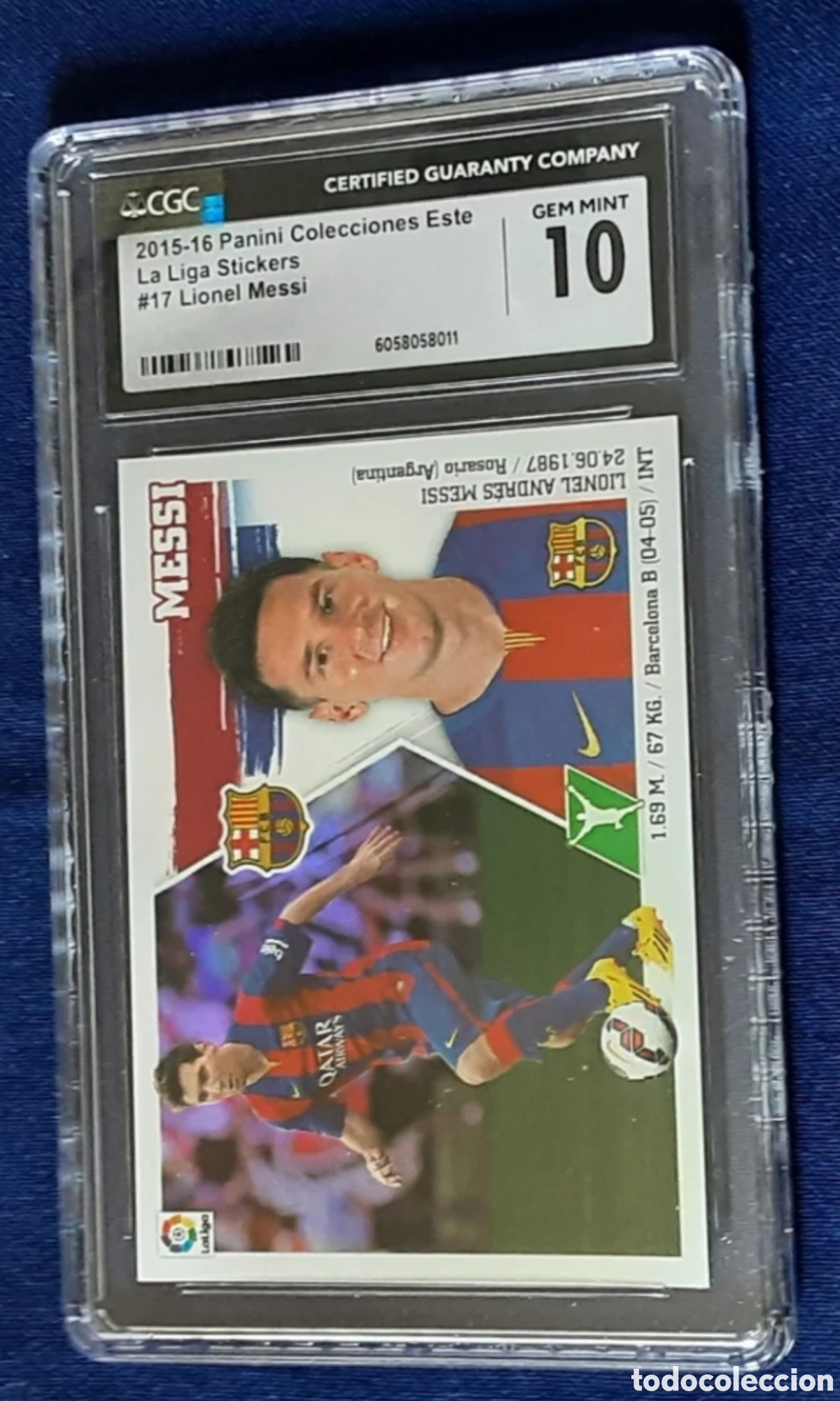Cromos de f&uacute;tbol: Lionel Messi Fc Barcelona