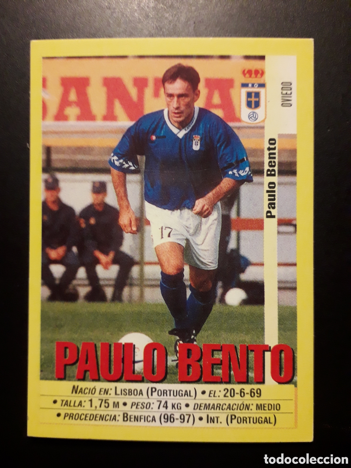 Cromos de f&uacute;tbol: PAULO VENTO OVIEDO PANINI LIGA 1999-2000 99 00 N&deg; 255 SIN PEGAR. PEDIDO M&Iacute;NIMO 3&euro;