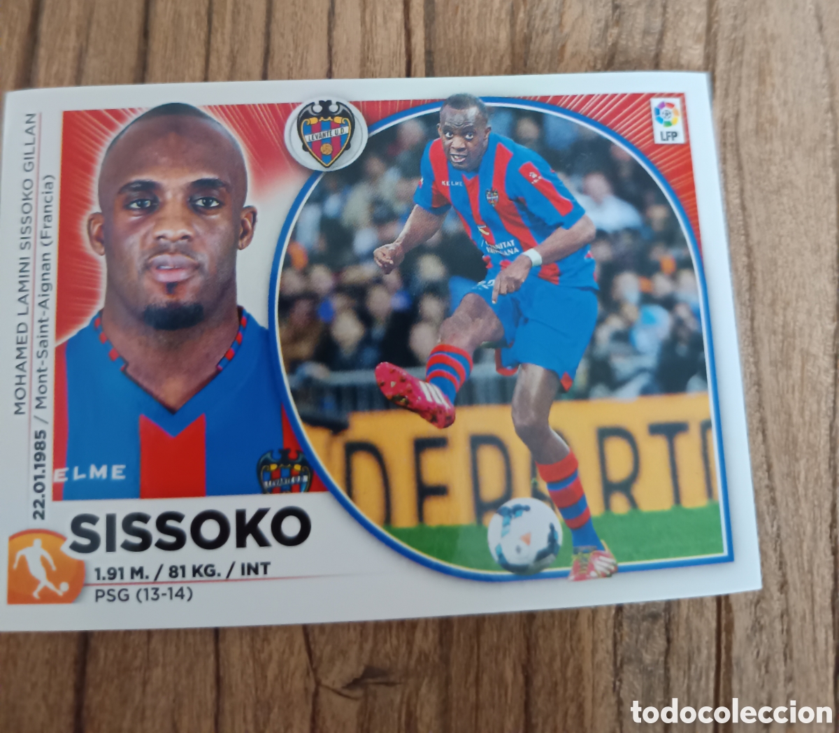 Cartes &agrave; collectionner de Football: Cromo Liga Este sin pegar 2014 2015 UD Levante Sissoko