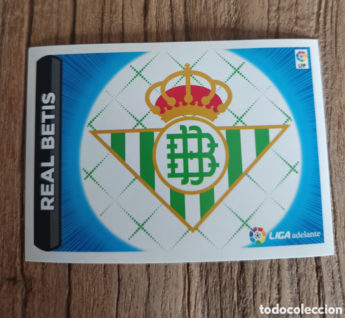 Cartes &agrave; collectionner de Football: Cromo Liga Este sin pegar 2014 2015 Real Betis Escudo