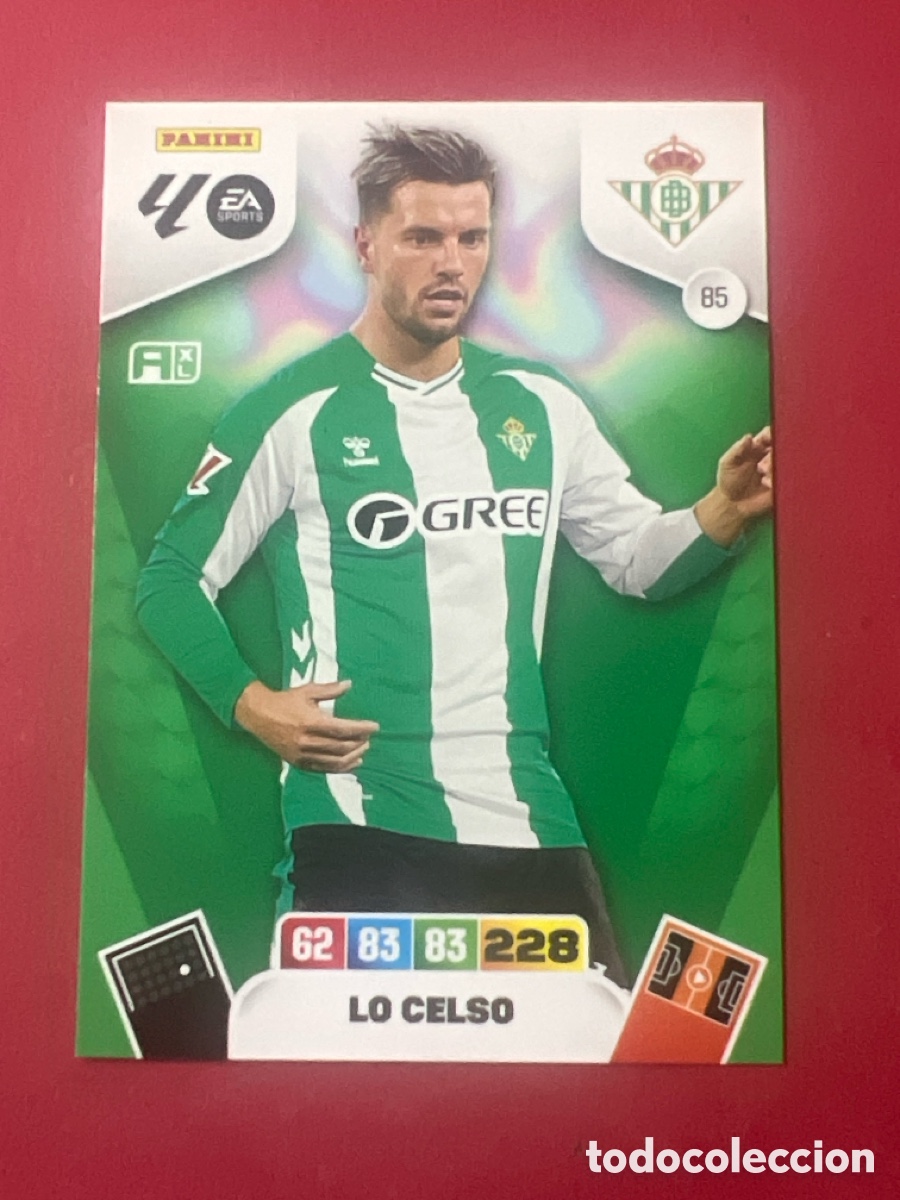 Cartes &agrave; collectionner de Football: C9149. FICHA N&ordm; 85 LO CELSO - ADRENALYN 25 26 - PANINI 2025 - 26 - CROMO - REAL BETIS