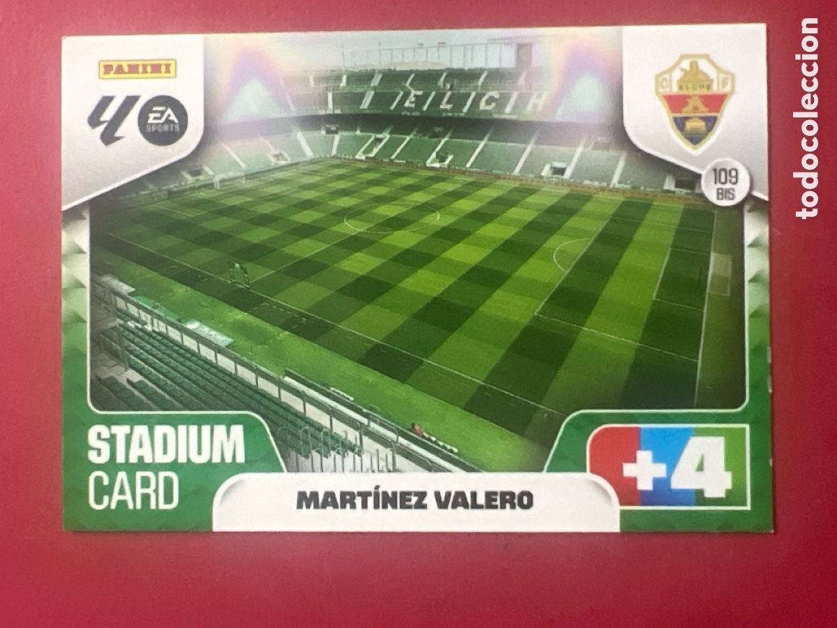 Cartes &agrave; collectionner de Football: C9150. FICHA N&ordm; 109 BIS STADIUM - ADRENALYN 25 26 - PANINI 2025 - 26 - CROMO - ELCHE