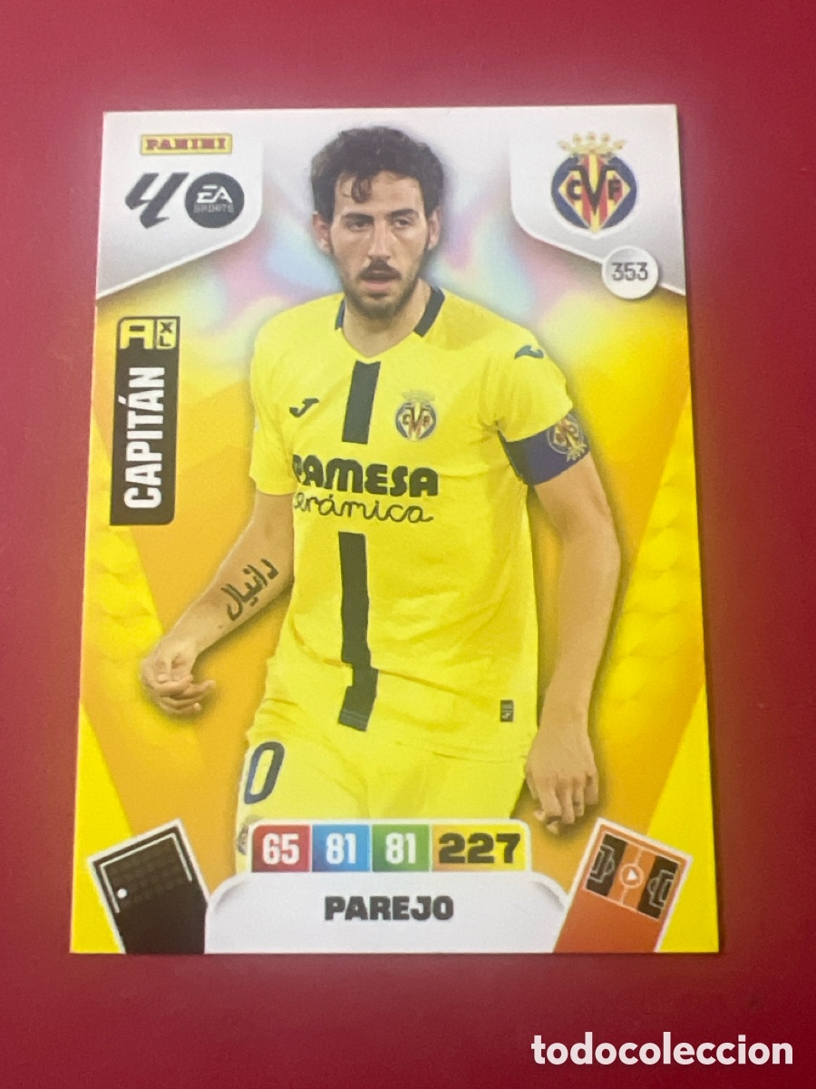 Cromos de f&uacute;tbol: C9153. 353.- PAREJO (VILLARREAL) ADRENALYN XL LIGA 2025/26 (PANINI)
