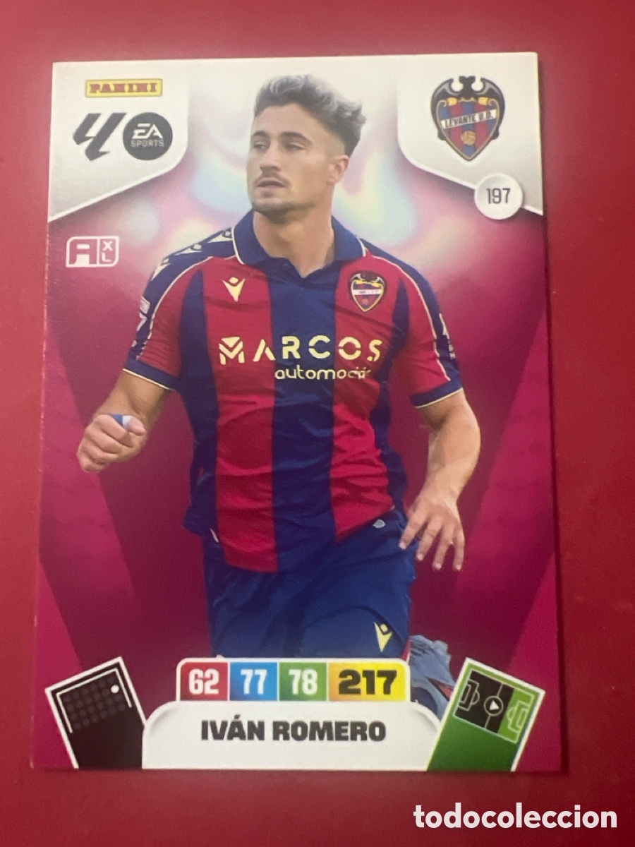 Cromos de f&uacute;tbol: C9158. 197. IV&Aacute;N ROMERO LEVANTE ADRENALYN 2025 2026 PANINI 25 26