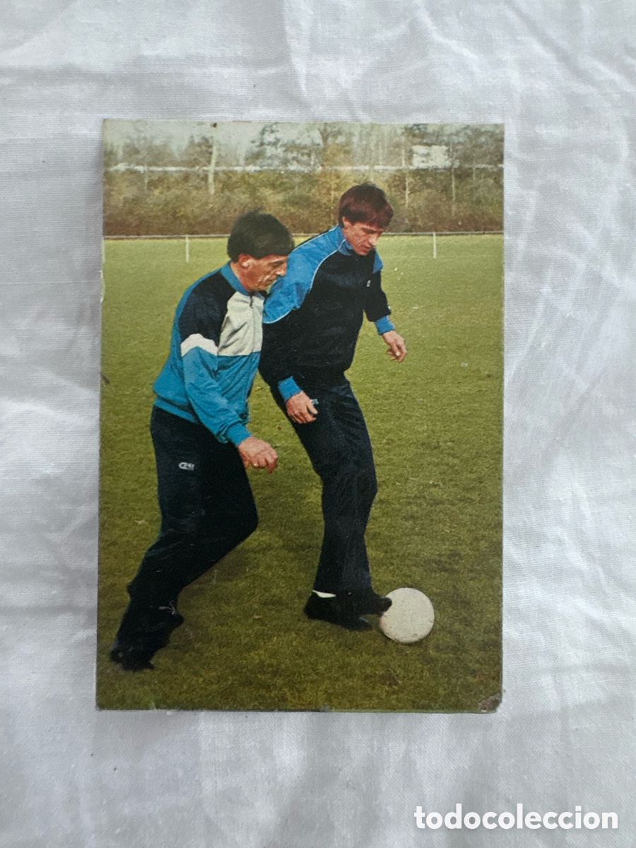 Cromos de f&uacute;tbol: CROMO 5 CRUYFF APRENDE CRUYFF 1984 geprodesa el de las fotos