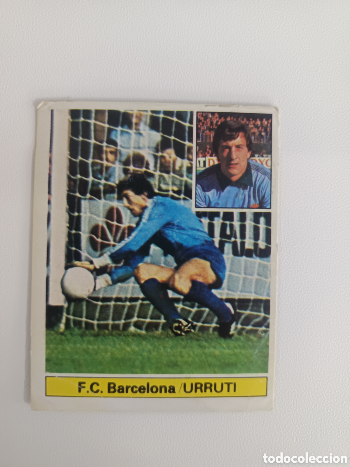 Cromos de f&uacute;tbol: CROMO URRUTI VERSI&Oacute;N DIFICIL ED ESTE LIGA 81 82 1981 1982