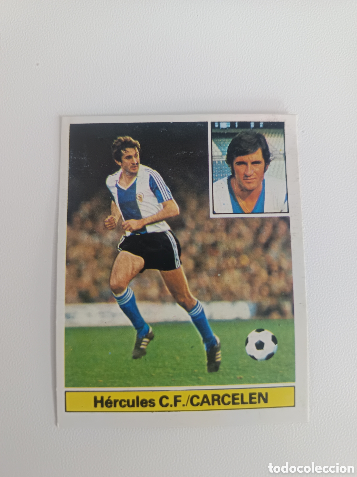 Cromos de f&uacute;tbol: CROMO CARCELEN BAJA ED ESTE LIGA 81 82 1981 1982