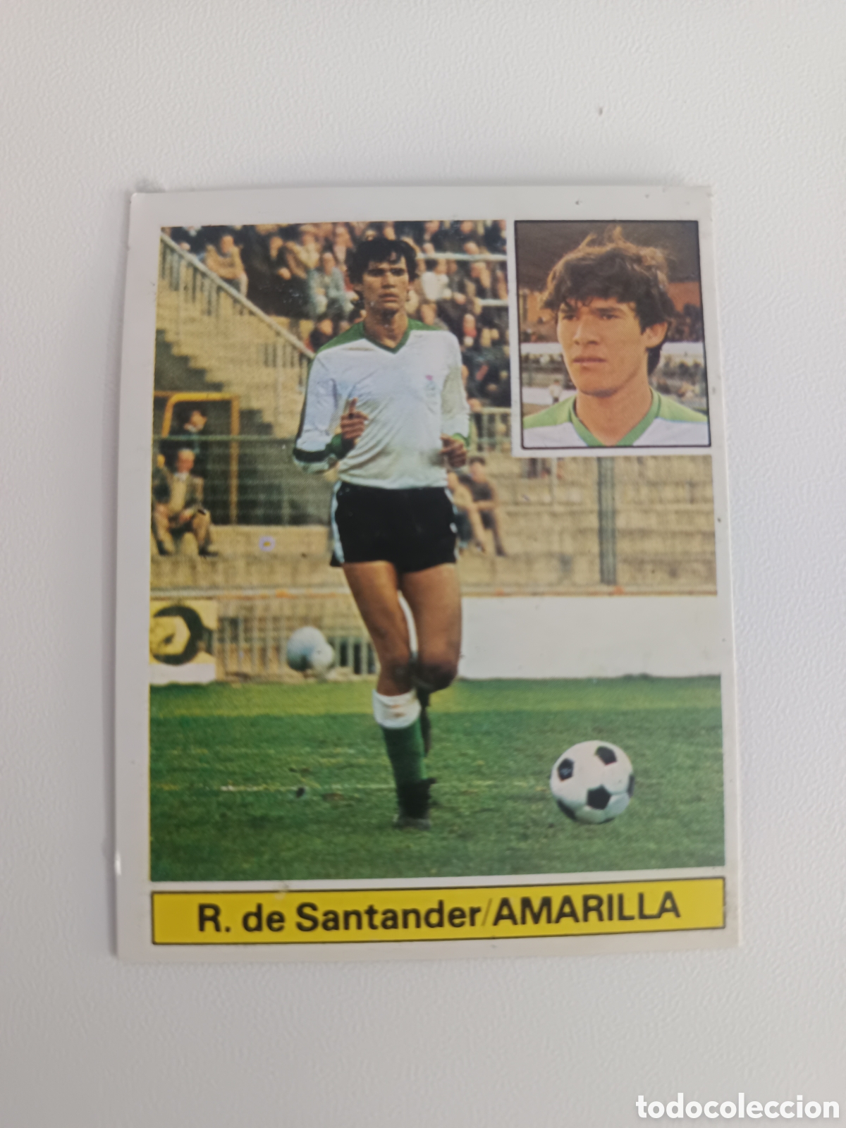 Cromos de f&uacute;tbol: CROMO AMARILLA BAJA ED ESTE LIGA 81 82 1981 1982